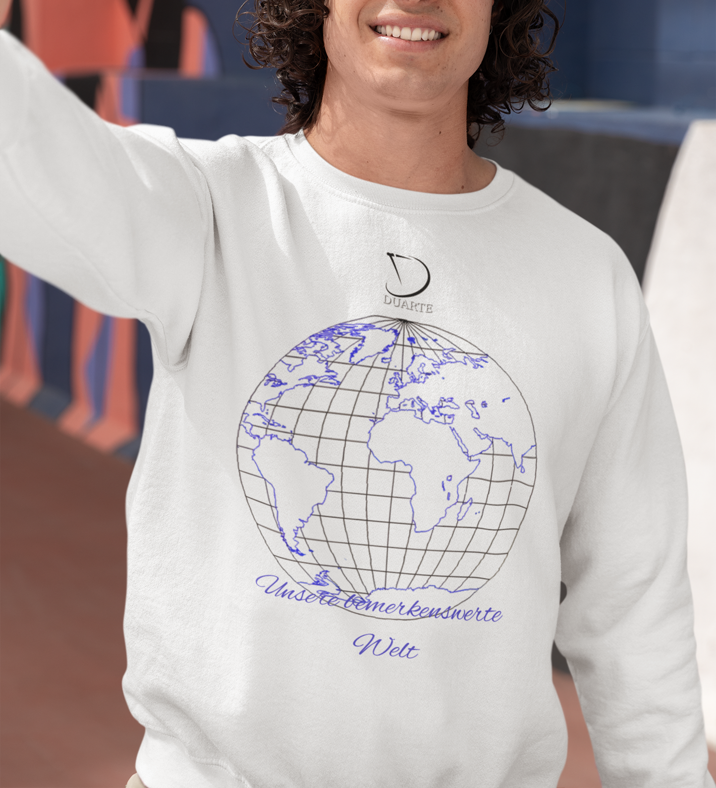 WELTKUGEL Sweatshirt Unisex Pullover -unsere bemerkenswerte Welt