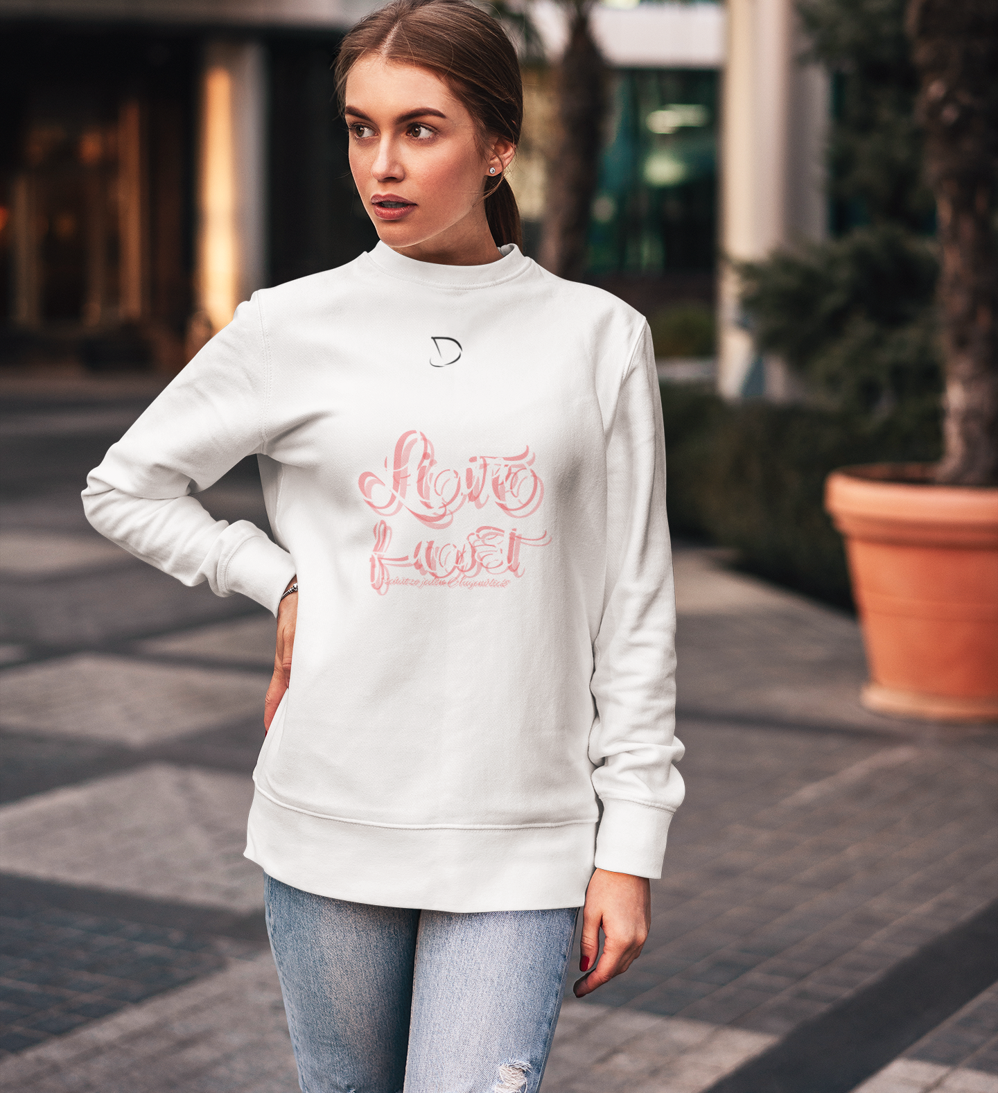 LIVE FAST Sweatshirt Unisex Pullover - schätze jeden Augenblick