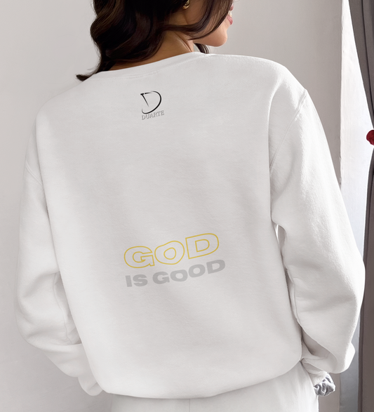 GOD IS GOOD Rückendesign Duarte Sweatshirt Unisex Pullover