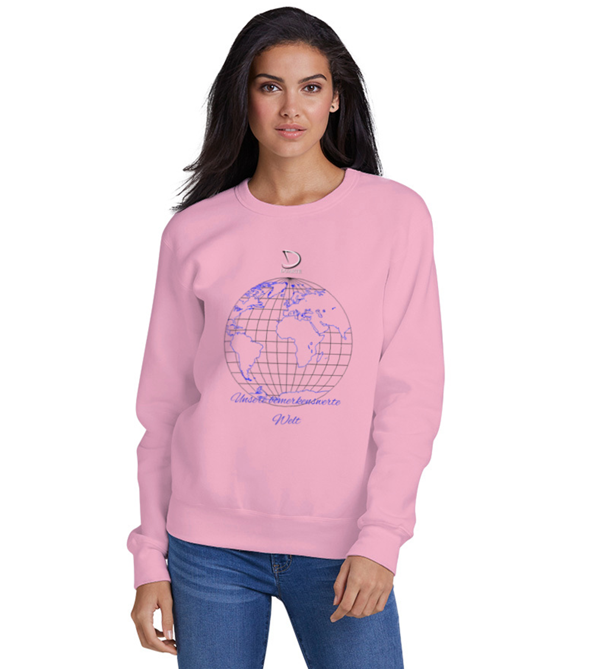 WELTKUGEL Sweatshirt Unisex Pullover -unsere bemerkenswerte Welt